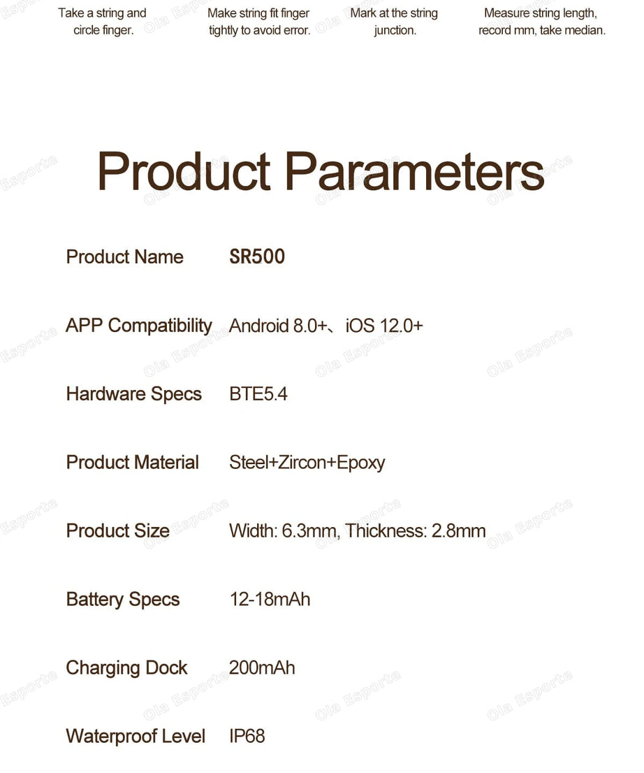 2025 Smart Ring Women Men Super narrow 6.3mm Heart Rate Health Stress measurement Monitor IP68 Waterproof Fashion Sports Rings