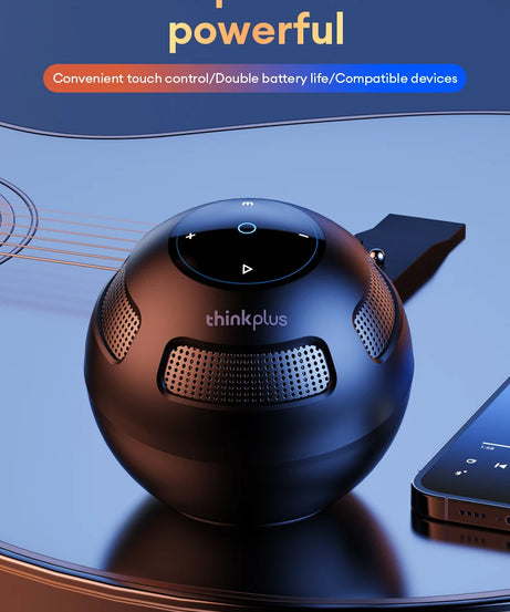 Choice Original Lenovo TS5 Bluetooth V5.3 Speaker Outdoor Long Endurance Loudspeaker Subwoofer Portable Surround Sound Player