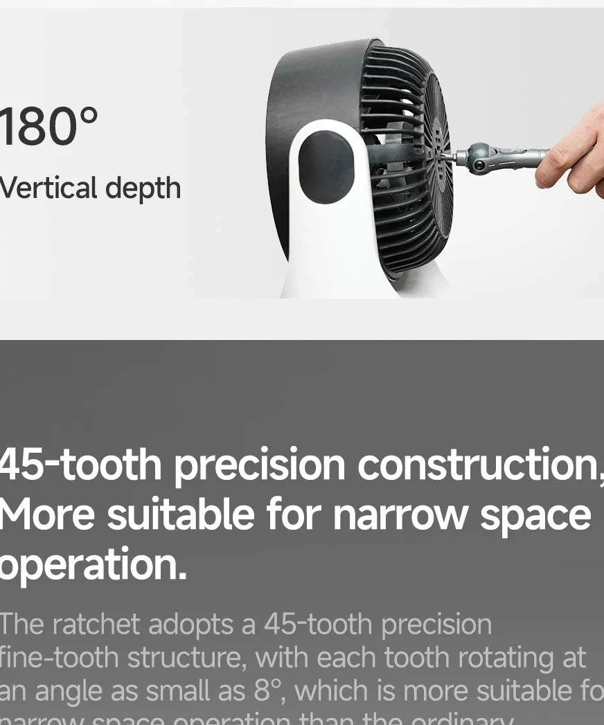 Atuman Magnetic Ratchet Screwdriver Set 40 in 1 Portable Precision Repair Tool Kit for Furniture Computer Bicycle