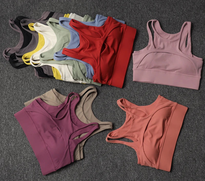 Fitness Shorts Yoga Sets Women's Tracksuit High Waist Sportswear Bra Workout Leggings Cycling Gym Shorts Sports Suit With Pocket