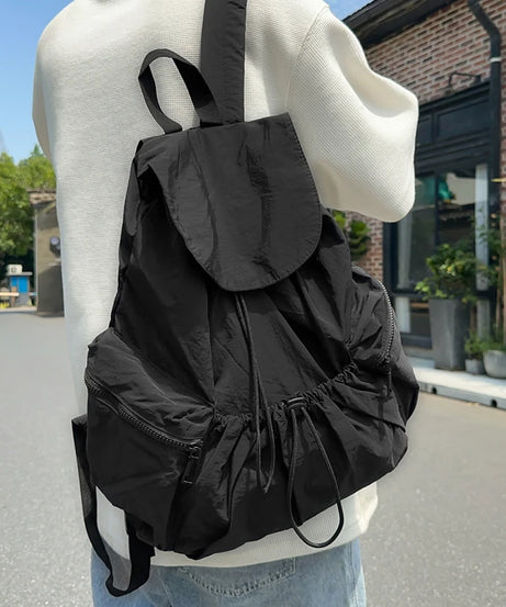 Men's folding backpack, suitable for hiking, traveling, and outdoor exploration, with large capacity for easy storage