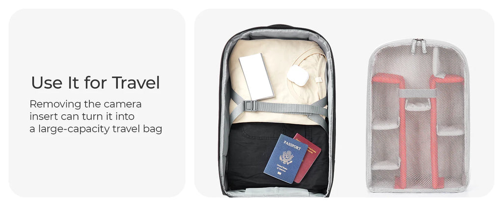 BAGSMART Rolling Camera Bag Photographer Backpack for DSLRs Professional Roller Photo Bags Photographic Rolling Travel Suitcase