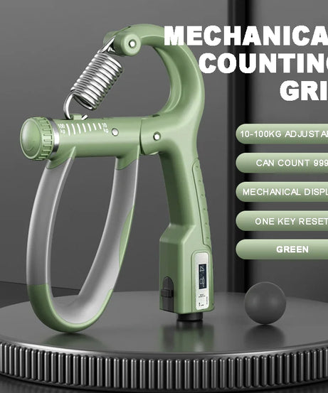 5-60Kg Adjustable Hand Grip Strengthener, Stainless Steel Spring Hand Exerciser For Muscle Building And Injury Recovery