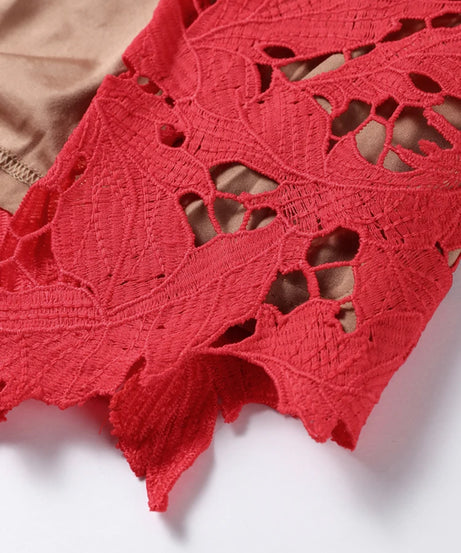 Lace Crochet Bow Slip Dress Hollow Out Slim Fit Club Party Gown Robes Sexy Backless Women Vacation Beach Suspender Long Dresses