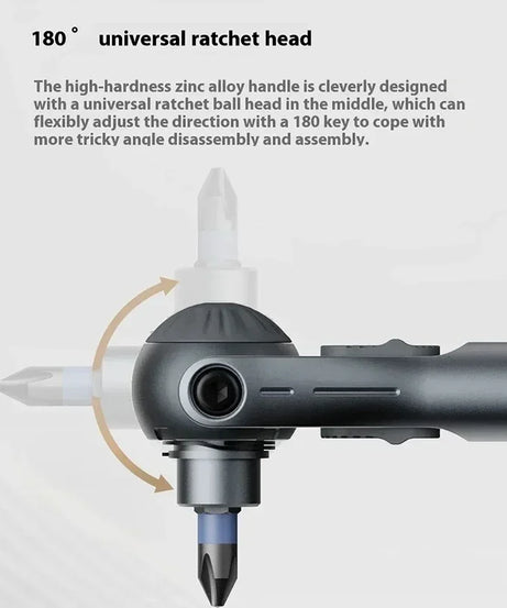 Atuman Magnetic Ratchet Screwdriver Set 40 in 1 Portable Precision Repair Tool Kit for Furniture Computer Bicycle