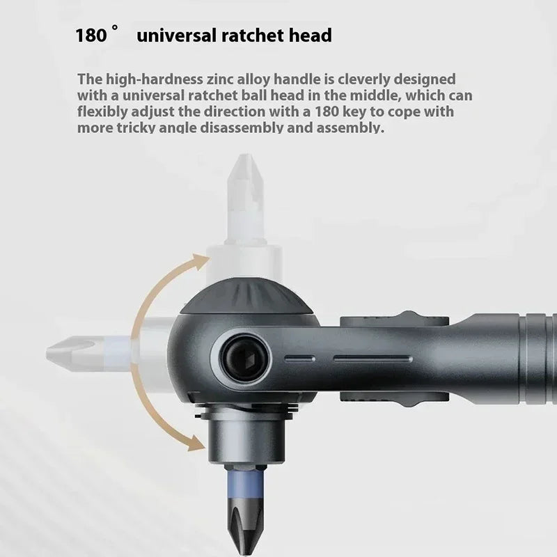 Atuman Magnetic Ratchet Screwdriver Set 40 in 1 Portable Precision Repair Tool Kit for Furniture Computer Bicycle