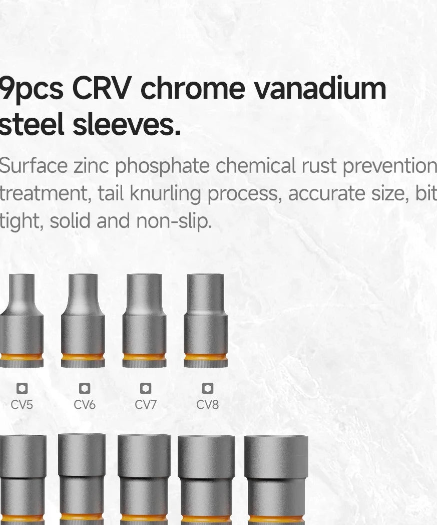 Atuman Magnetic Ratchet Screwdriver Set 40 in 1 Portable Precision Repair Tool Kit for Furniture Computer Bicycle