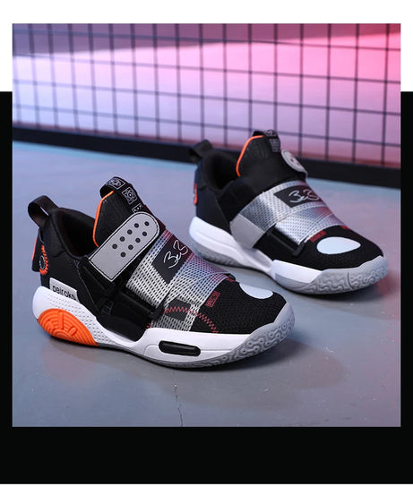 2024 New Children's Basketball Shoes For Boys Girls Non-slip Kids Sport Shoes Lightweight Outdoor Sneakers Trainers Footwear