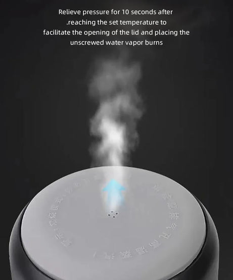 Electric Kettle 12V24V Portable Car Heating Cup 500ml Travel Heating Touch Screen Intelligent Adjustable Temperature Thermal Cup