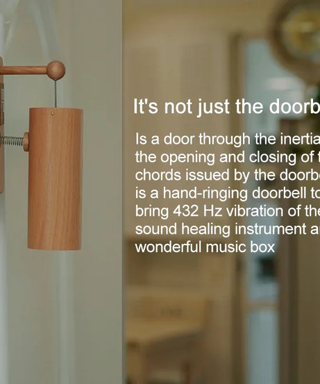 432Hz Door Opening Wood-made Doorbell Chime Music Chords Door Bell Chimes For Home Business Entrance Fridge Housewarming Gift