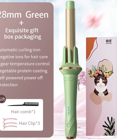 Automatic Hair Curler 28mm/32mm Large Wave Curling Iron Anion Fast Heating Professional Styling Curlers Curling Wand Hair Waver