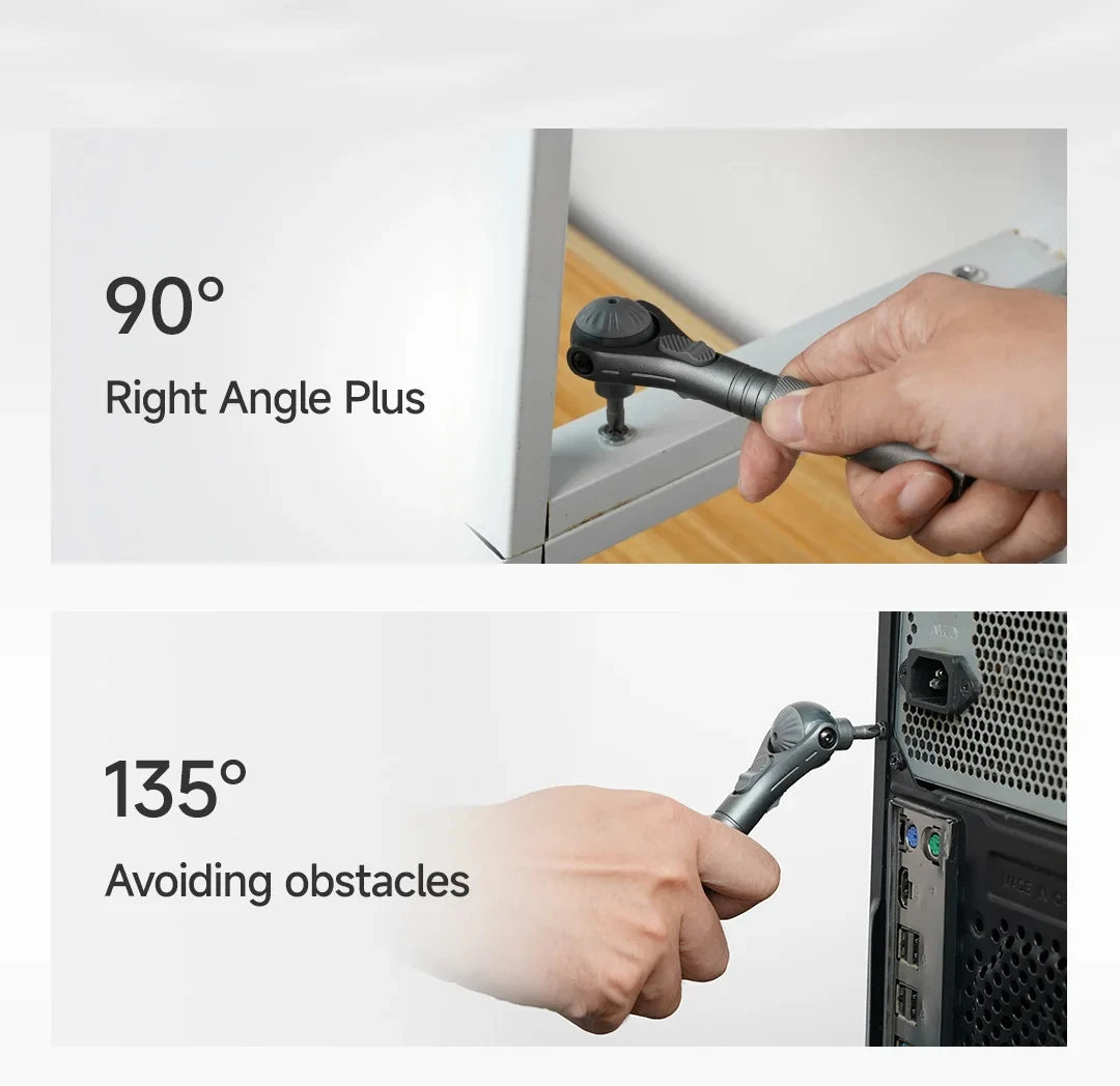 Atuman Magnetic Ratchet Screwdriver Set 40 in 1 Portable Precision Repair Tool Kit for Furniture Computer Bicycle