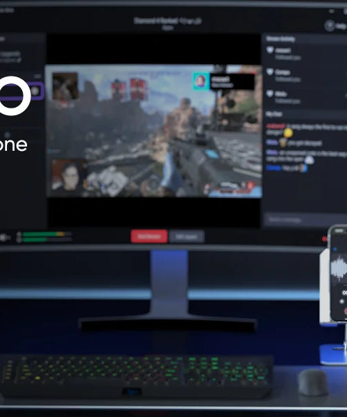 COMICA Uni Pro Wireless USB Gaming Microphone for PC Laptop Smartphone Noise Cancellation Condenser Mic with RGB Lights