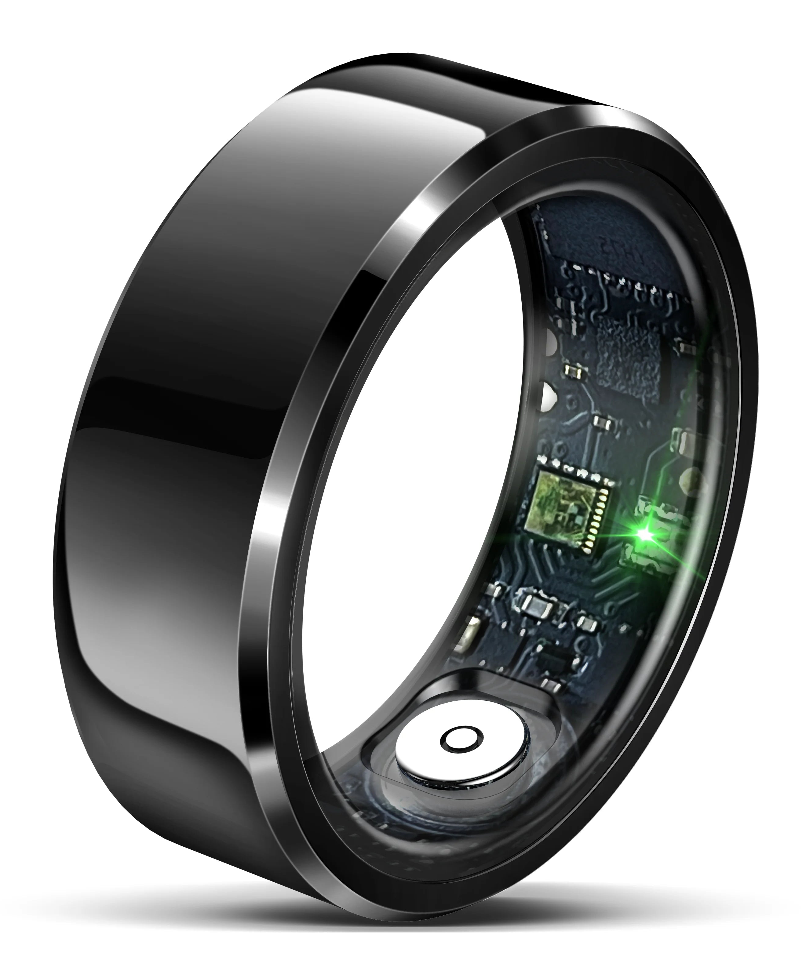 Couple Xiaomi Smart Ring, Bluetooth Sync,Sleep&Heart Rate Tracker, 5ATM Waterproof, Compatible iOS/Android, Men&Women Smart Ring