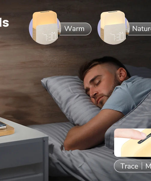 7-in-1 MagSafe Alarm Clock Charger-Wireless Station for iPhone 12-16/Samsung/Xiaomi/Huawei/Apple Watch/AirPods with Night Light