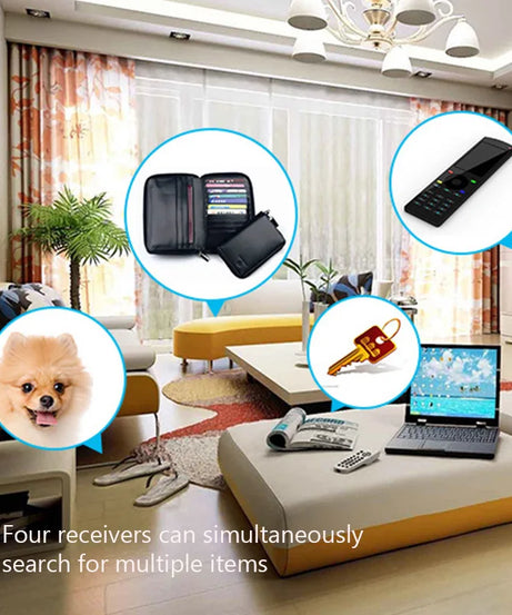 New 4-in-1 Wireless Key Finder Home Anti-loss Devices Mobile Phone Finders Multi Function Key Locator Tracker for Child Pet