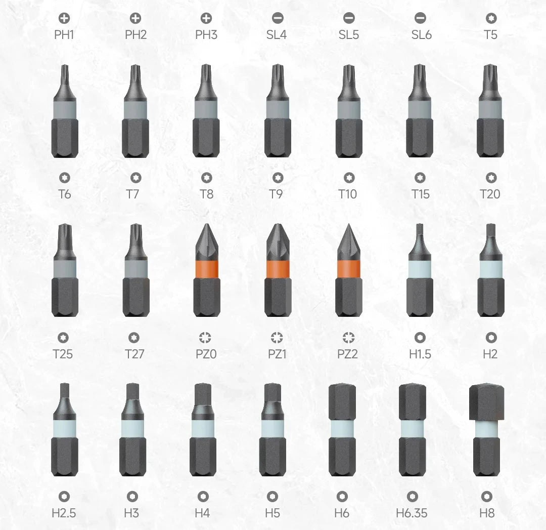 Atuman Magnetic Ratchet Screwdriver Set 40 in 1 Portable Precision Repair Tool Kit for Furniture Computer Bicycle