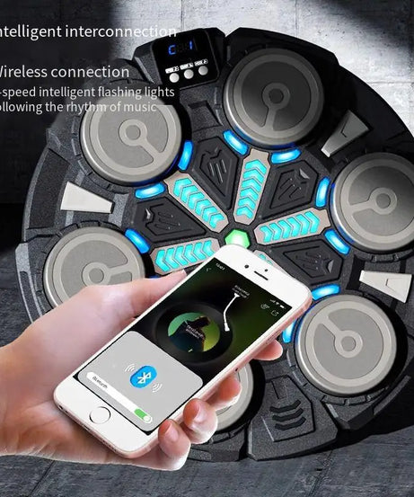 Rhythm Box Music Boxing Target Interactive Exercise Equipment with Light Response for Stress Relief And Coordination Training fo