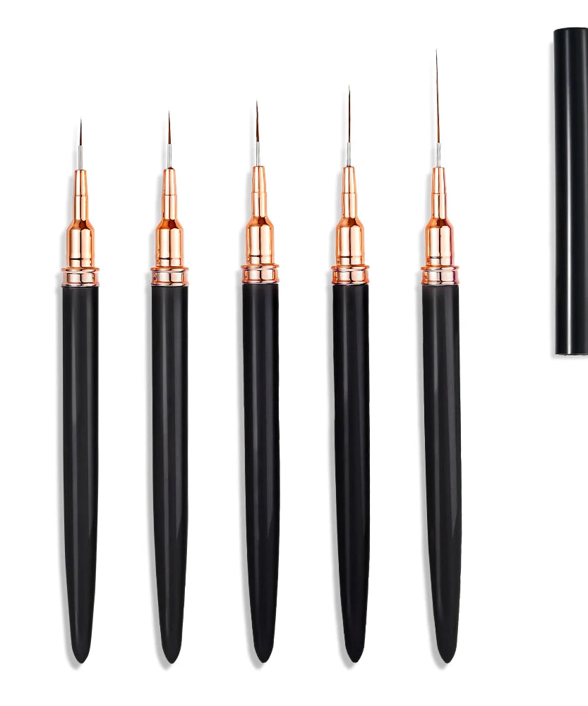 4/6/10Pcs Set Nail Art Stamp Pen DIY Floral Butterfly Nail Graffiti Nail Dotting Tools Polishing Painting Drawing Manicure Tools