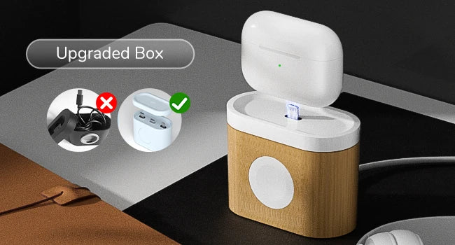 7-in-1 MagSafe Alarm Clock Charger-Wireless Station for iPhone 12-16/Samsung/Xiaomi/Huawei/Apple Watch/AirPods with Night Light