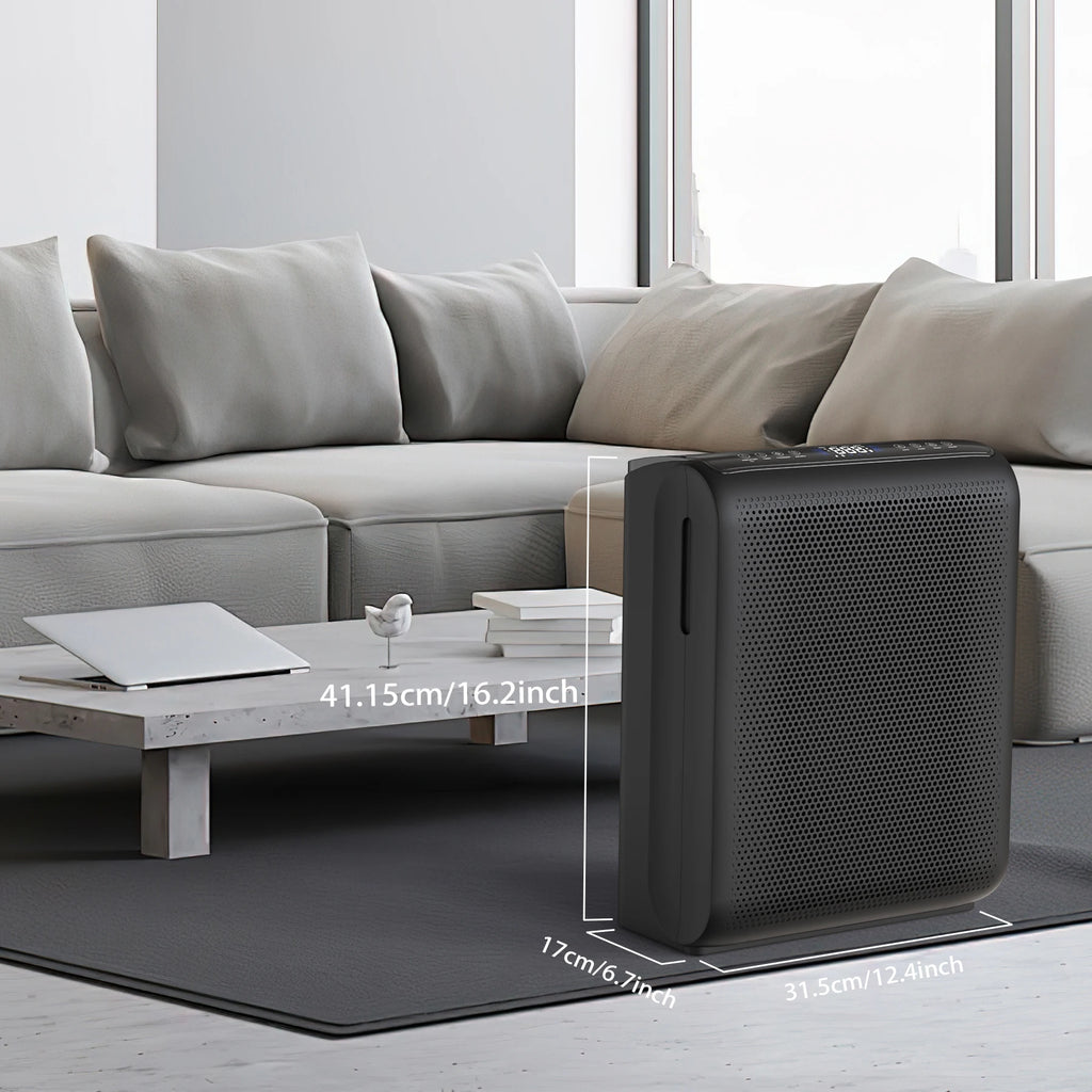 AROEVE Air Purifier 1504 Sq.Ft Touch Control Smart Timer 3 Speed , Washable Filters, for Pet Dander, Pollen, Smoke Bedroom, MK07