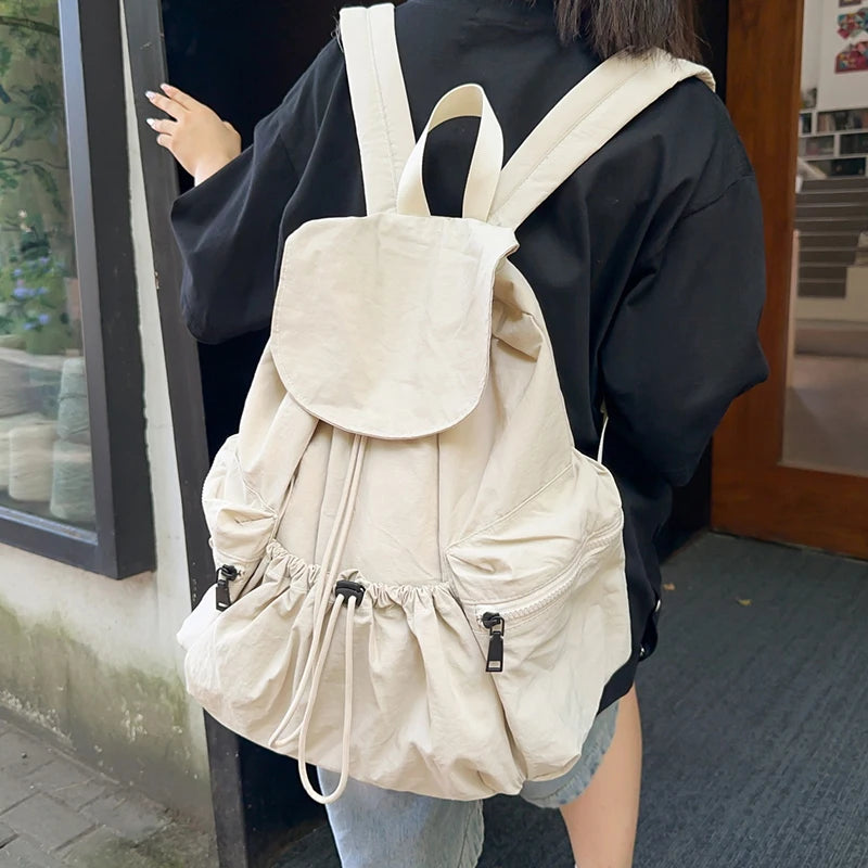 Men's folding backpack, suitable for hiking, traveling, and outdoor exploration, with large capacity for easy storage