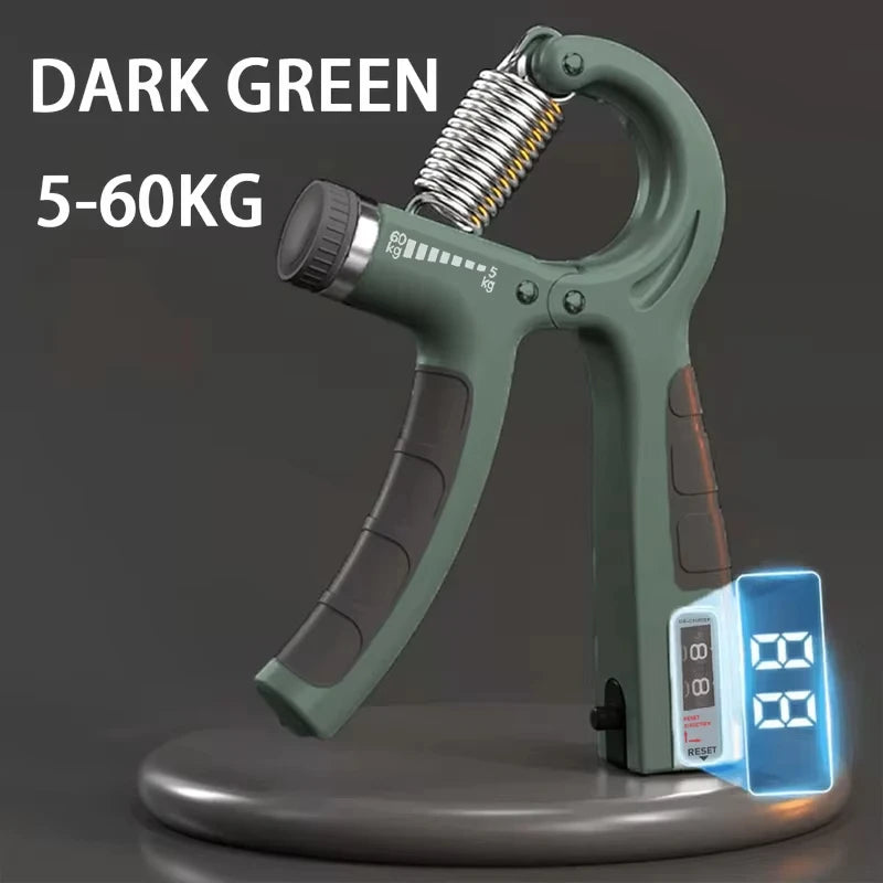 Adjustable Hand Grip 5-60kg Strengthener Hand Grip Trainer With Counter Wrist Forearm And Hand Exerciser For Muscle Building