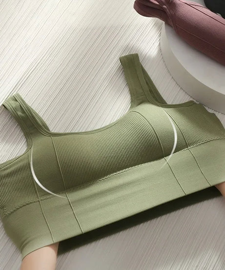 Breathable Sports Bra Anti-Sweat Fitness Top Women Seamless Yoga Bra Shockproof Crop Top Push Up Sport Bra Gym Workout Top