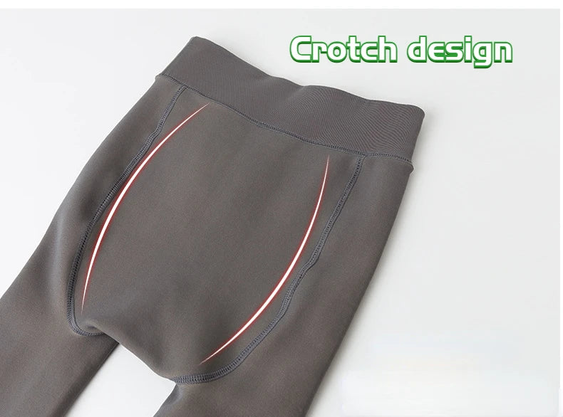 Thick Thermal Stockings Woman Warm Winter Sexy Translucent Velvet Tights Pantyhose Female High Waist Elastic Fleece Tights Women