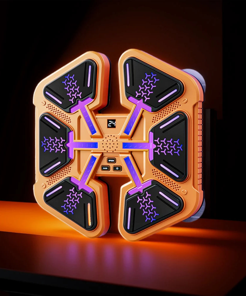 Smart Bluetooth Music Boxing Machine Boxing Wall Target Adjustable Speed Dynamic Light Boxing Machine Wall-Mounted for Adults