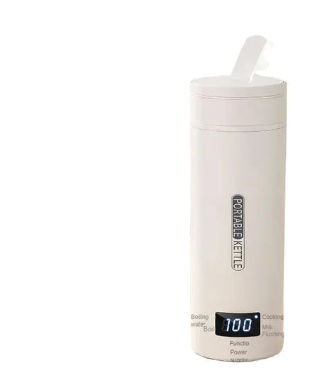 500ML Electric Kettles Portable Tea Coffee Kettle Travel Boil Water Thermal Cup Anti-Scald Water Bottle English Menu