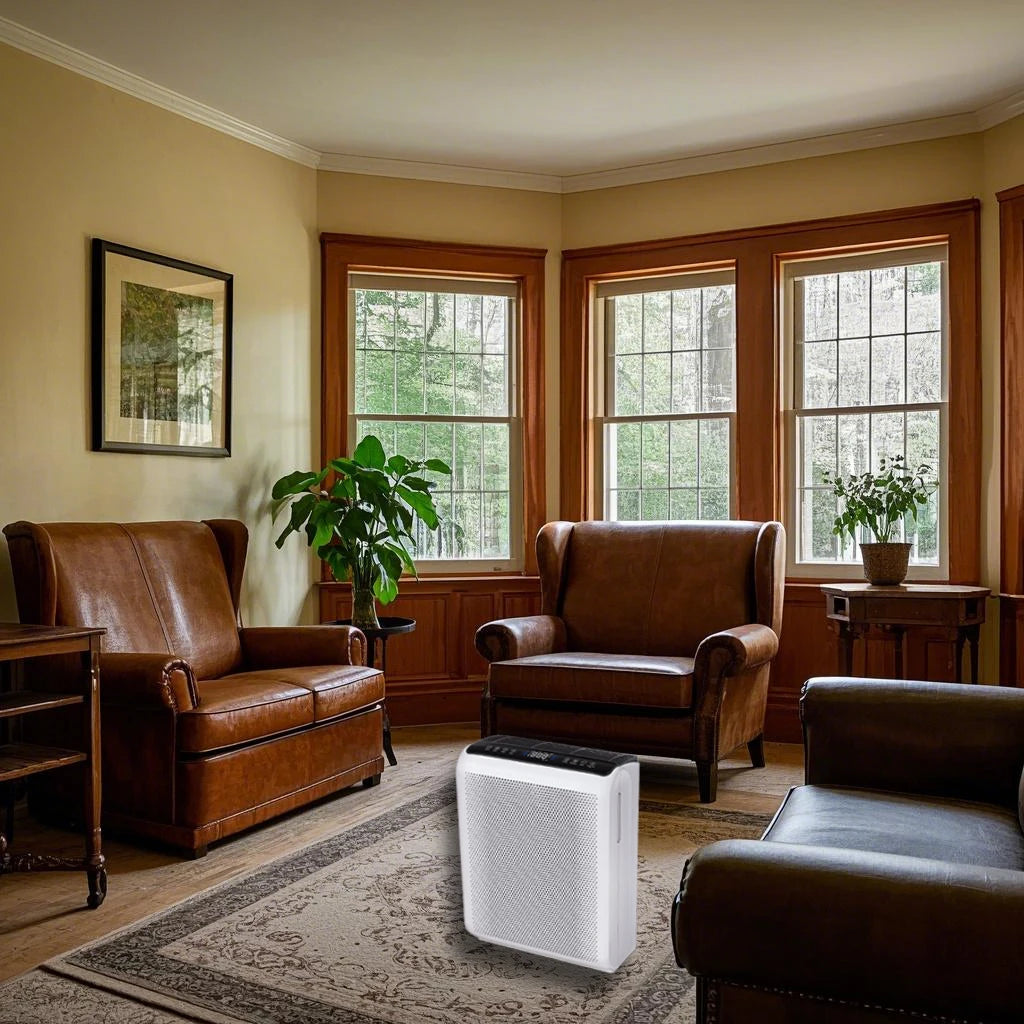 AROEVE Air Purifier 1504 Sq.Ft Touch Control Smart Timer 3 Speed , Washable Filters, for Pet Dander, Pollen, Smoke Bedroom, MK07