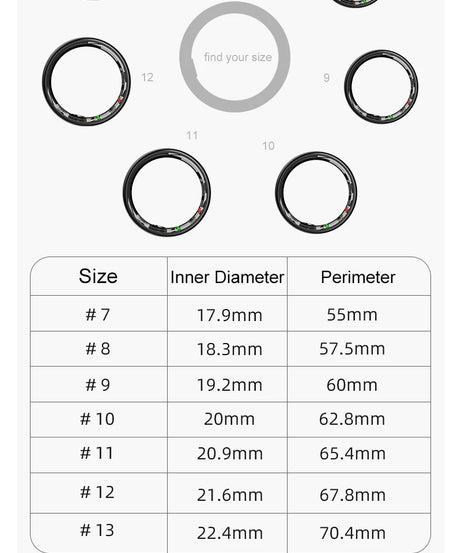 R08 Smart Ring For Men Women Touch Control Function Health Monitor IP68 5ATM Waterproof Skin Temperature Measure Smart Ring New