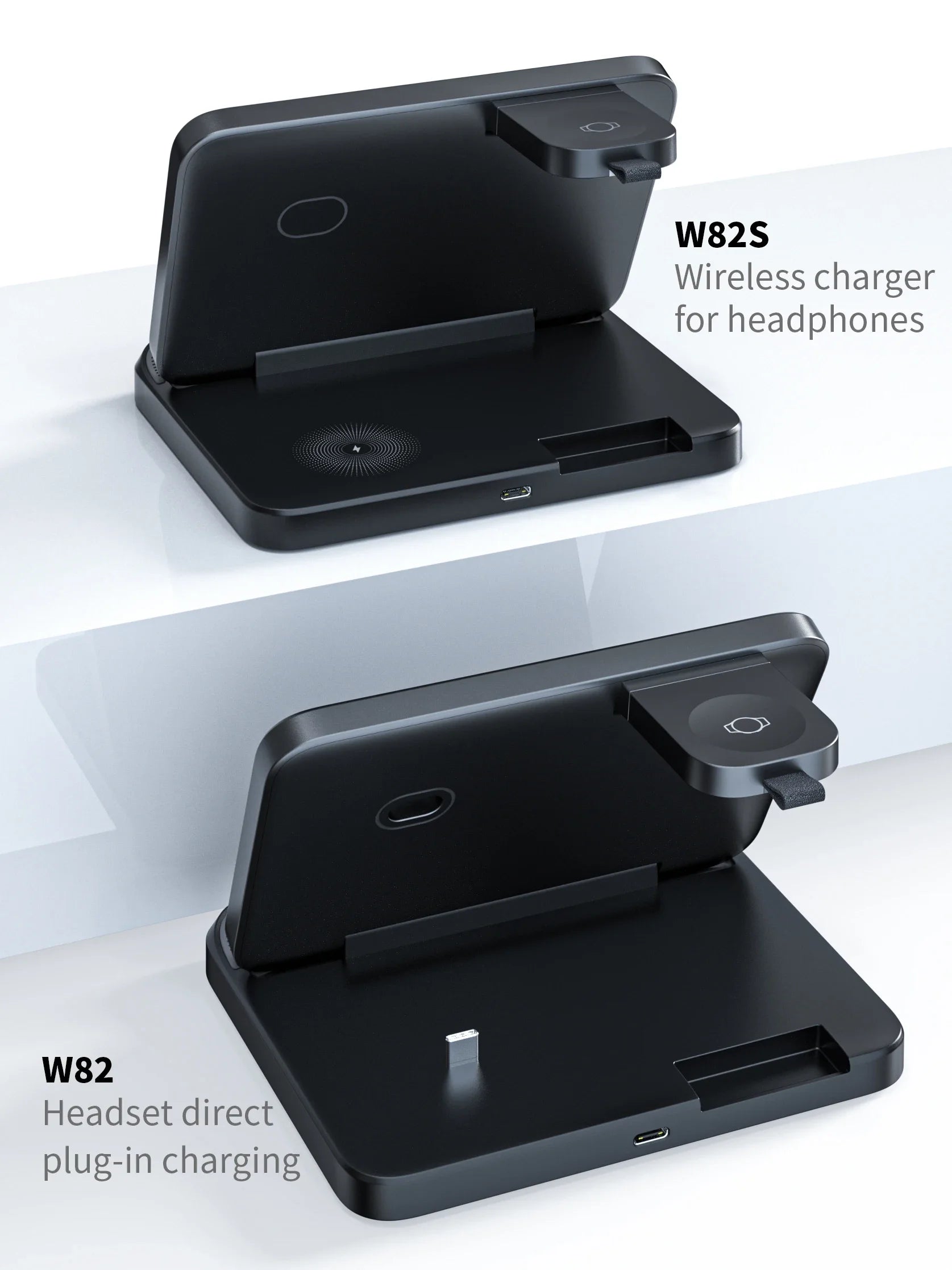 3 in 1 Wireless Charger Stand For Samsung Z Fold Zflip5 S24 S23 Ultra Galaxy Watch 6 5 Buds2 Foldable Fast Charging Dock Station