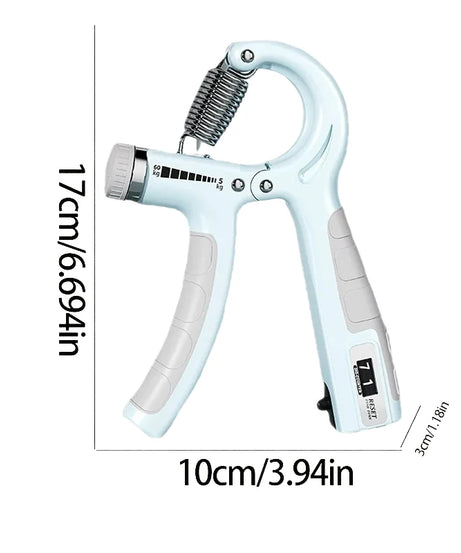 5-60Kg Adjustable Hand Grip Strengthener, Stainless Steel Spring Hand Exerciser For Muscle Building And Injury Recovery