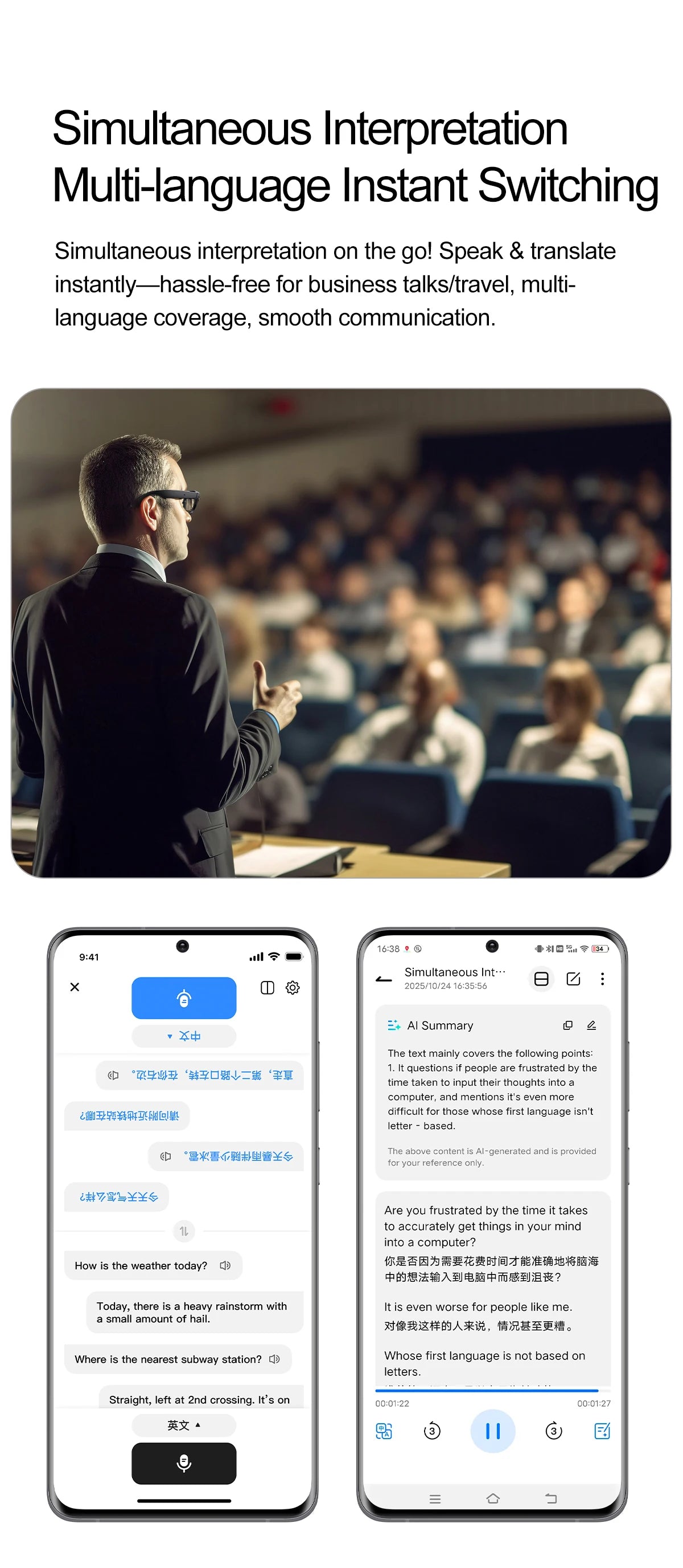 2026 New 4K HD AI Smart Glasses Men 800W Pixel Camera Bluetooth Call 4GB WIFI Transmission Voice Assistant Smart Glasses Women