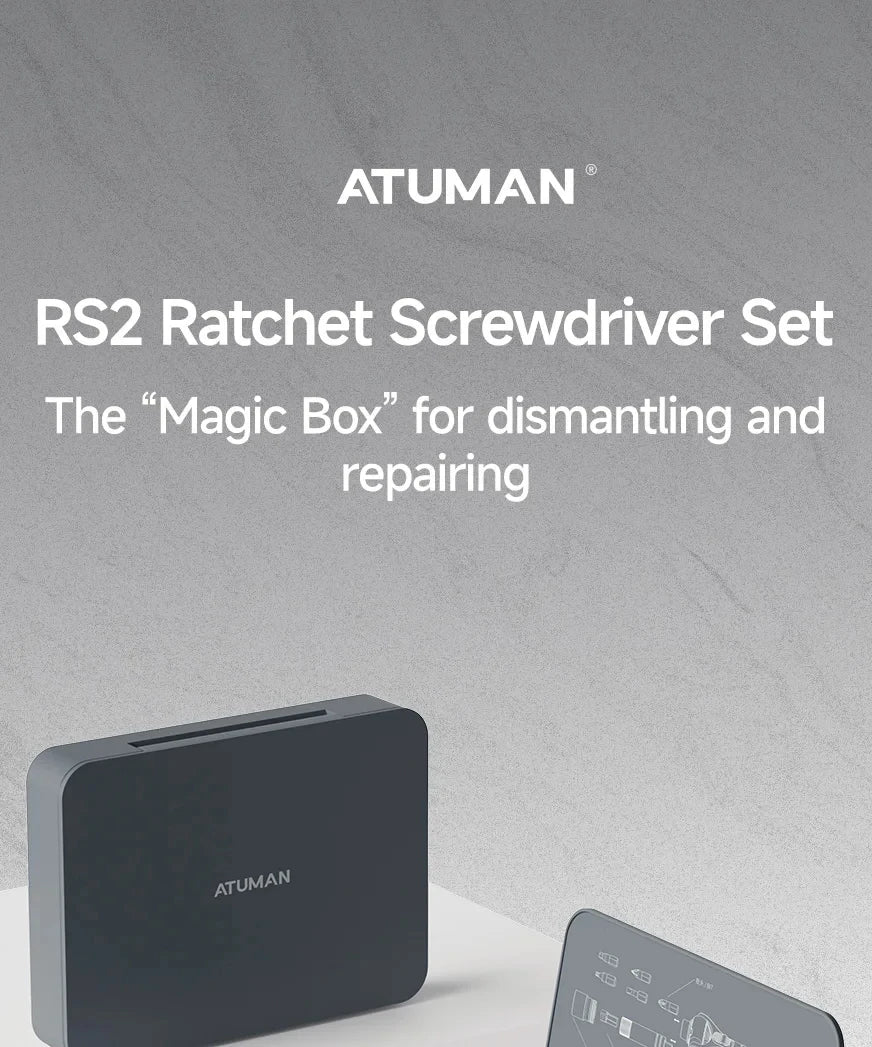 Atuman Magnetic Ratchet Screwdriver Set 40 in 1 Portable Precision Repair Tool Kit for Furniture Computer Bicycle