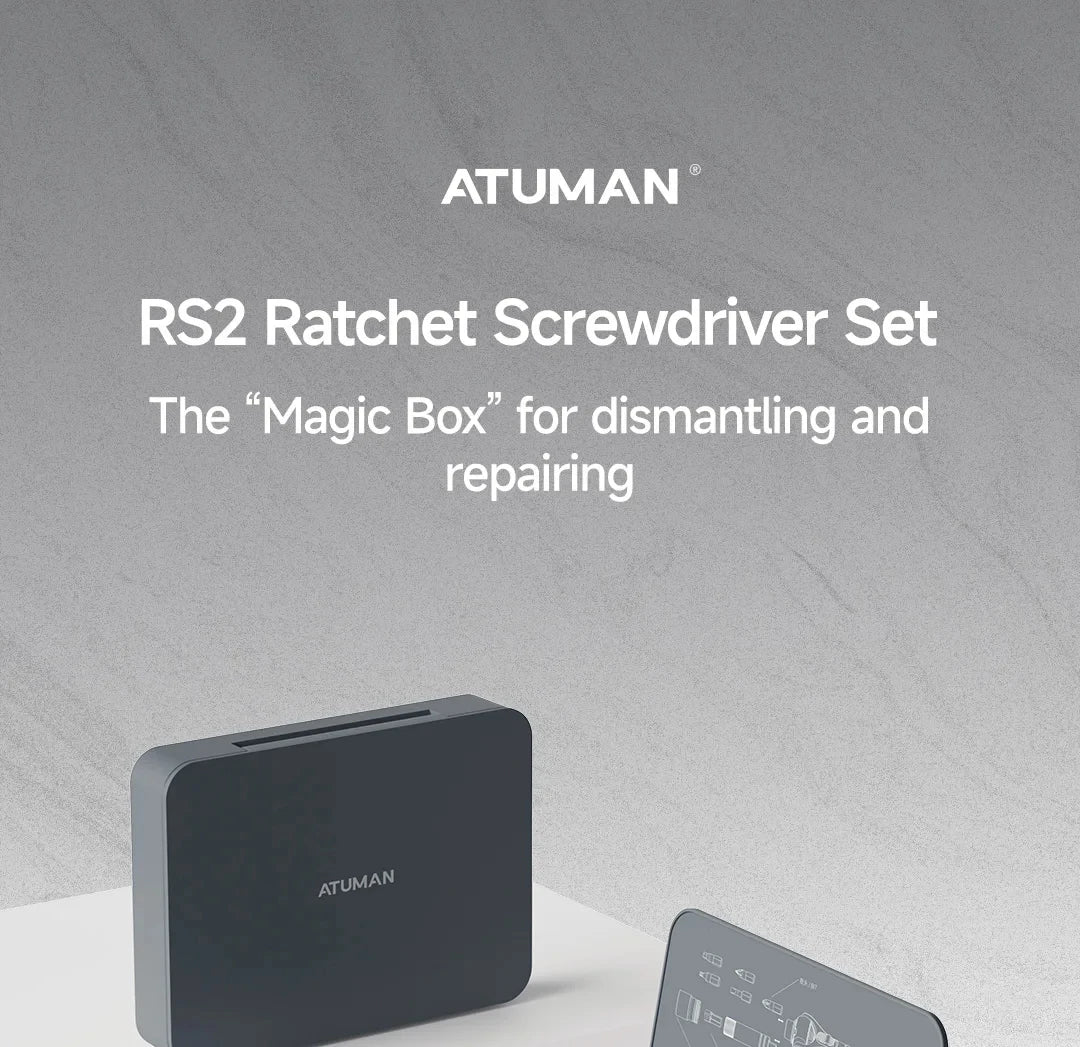 Atuman Magnetic Ratchet Screwdriver Set 40 in 1 Portable Precision Repair Tool Kit for Furniture Computer Bicycle