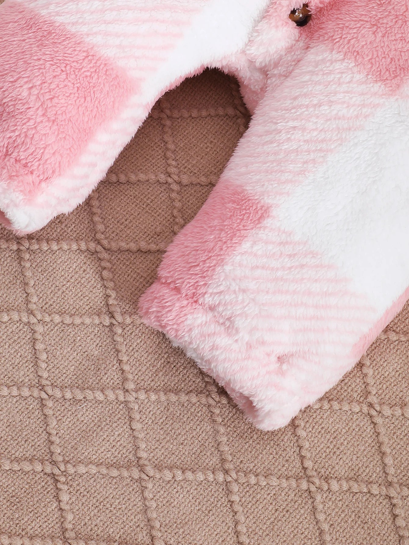 Baby Boys and Girls Plaid Romper Hooded Long Sleeved Plush Jumpsuit Winter Warm Bodysuit Clothes for 3-24 Months Toddler Boy