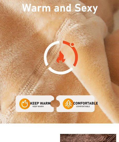 Thermal Stockings Women Fleece Lined Tights Warm Winter High Waist Sexy Translucent Black Pantyhose Thermal Legging Tights Women