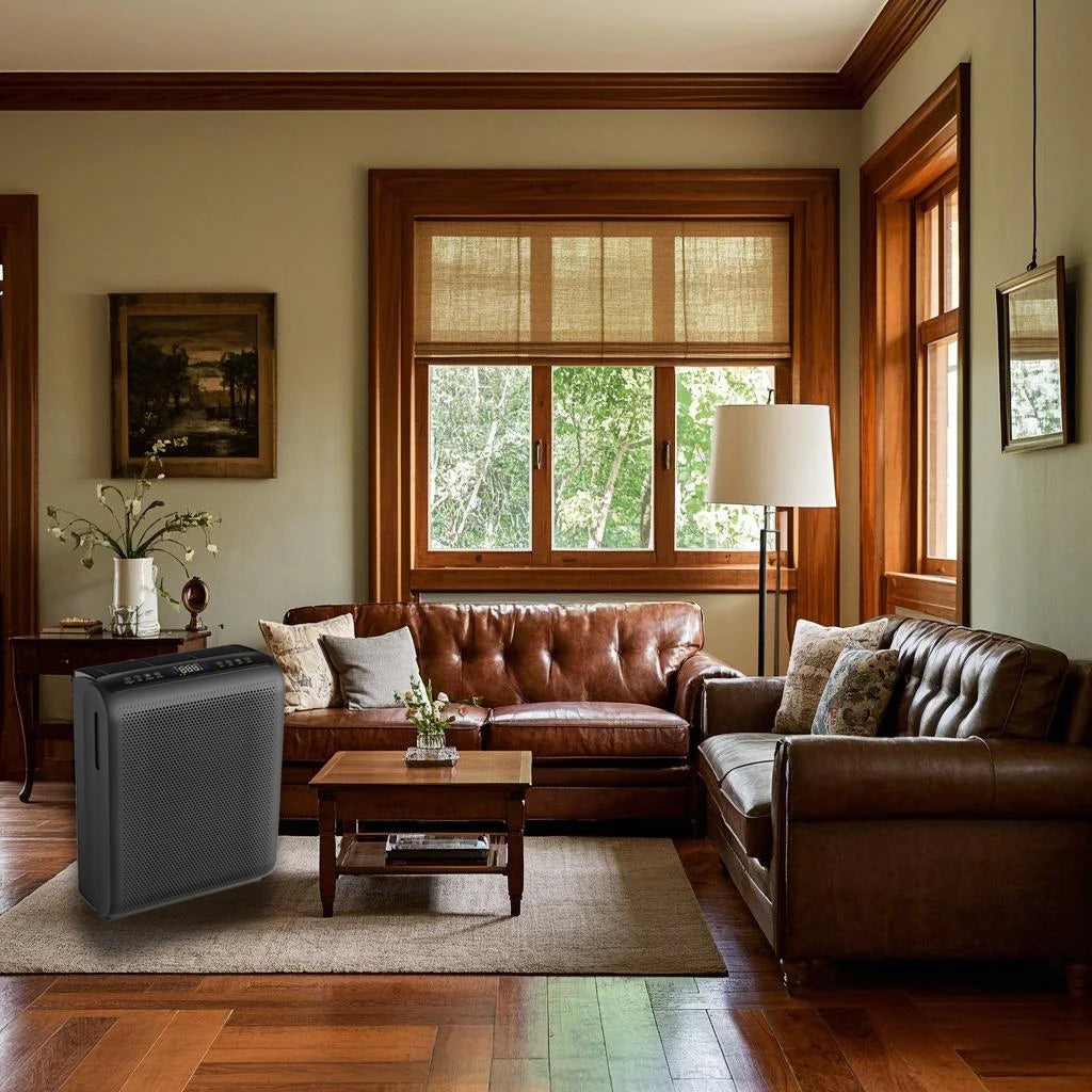 AROEVE Air Purifier 1504 Sq.Ft Touch Control Smart Timer 3 Speed , Washable Filters, for Pet Dander, Pollen, Smoke Bedroom, MK07