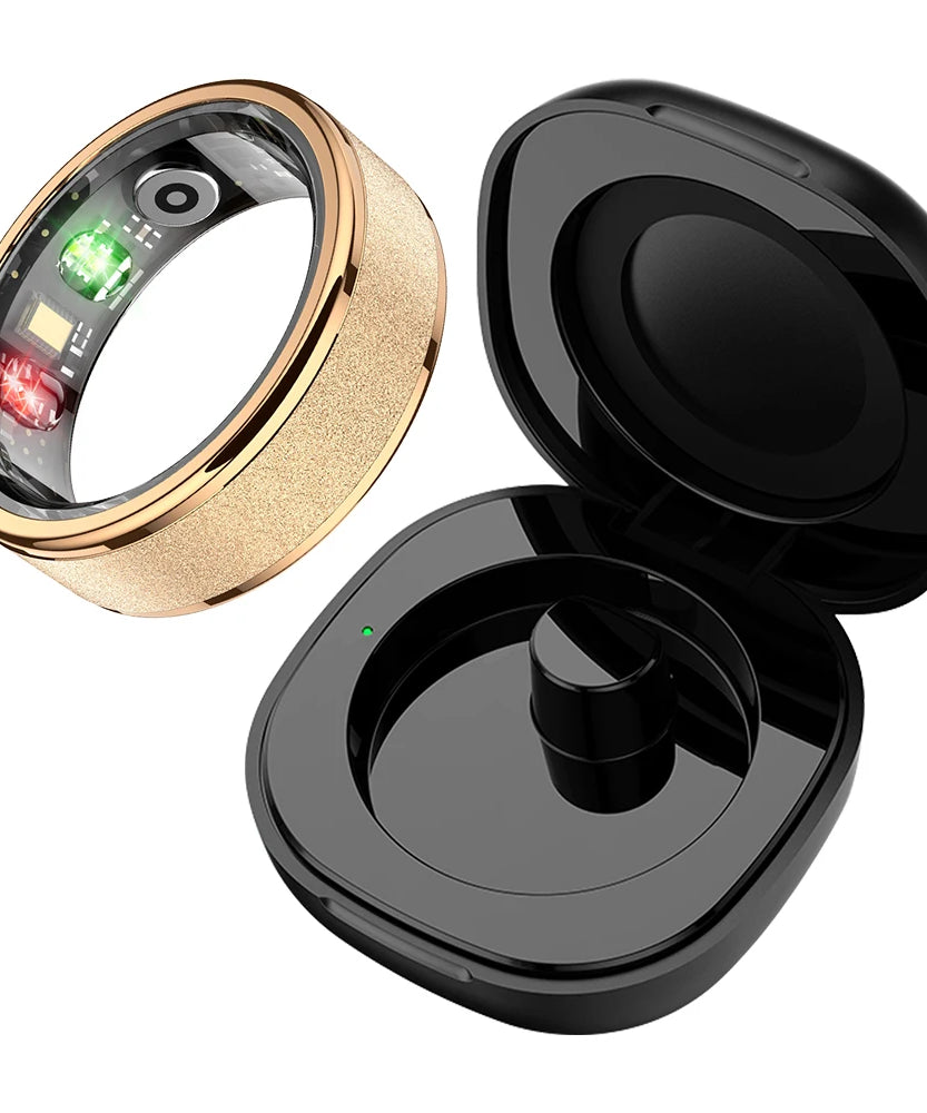 COLMI R10 Smart Ring with Charging Case for Men Women, Health and Sleep Monitor, 5ATM Waterproof, Multi-sport Mode