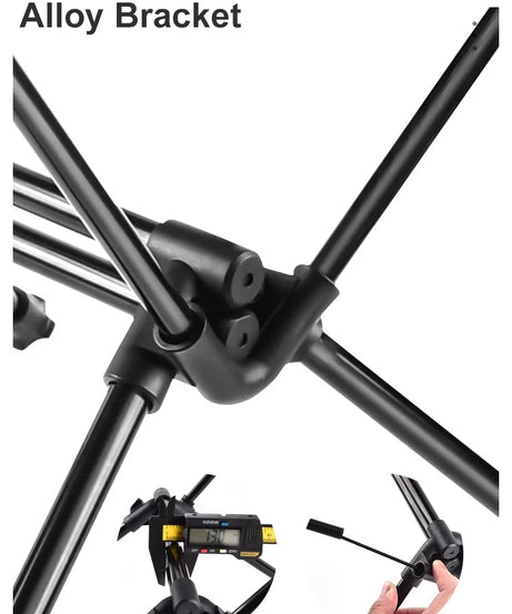 WESTTUNE Camping Folding Table Portable Aluminum Alloy Lightweight Table with Accessories Multifunctional Outdoor Table