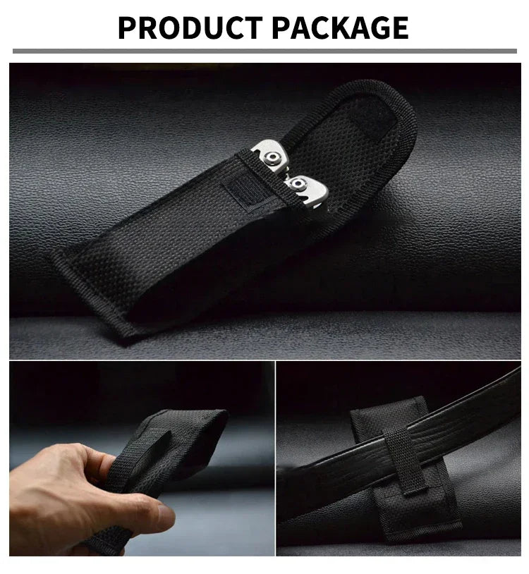 Outdoor Folding Multipurpose Tools Camping Portable Stainless Steel EDC Emergency Survival Knife Clamp Hiking Equipment