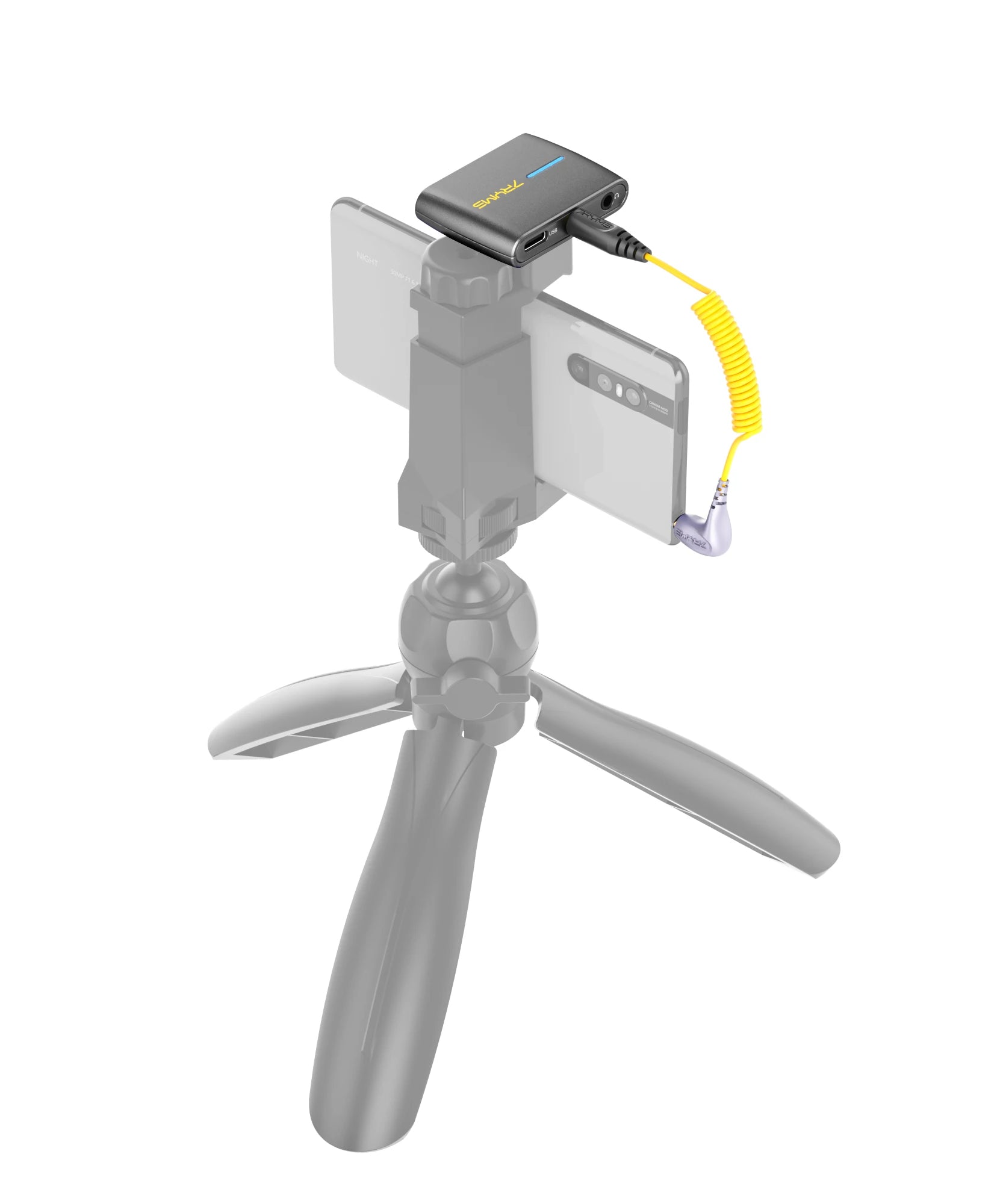 7Ryms iRay DW40 Wireless Lavalier Microphone with 4 Transmitters,48kHz/24bit Recording,AI Denoise for Camera,SmartPhone and PC