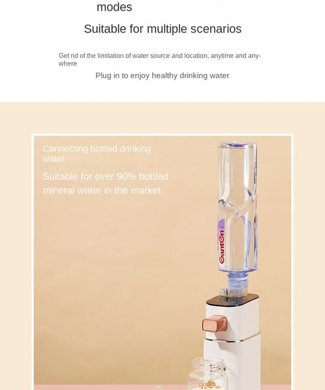 3s Instant Hot Water Dispenser,Baby Bottle Formula Dispenser,Bottled Water Dispenser,Water Warmer for Travel,Temperature Control