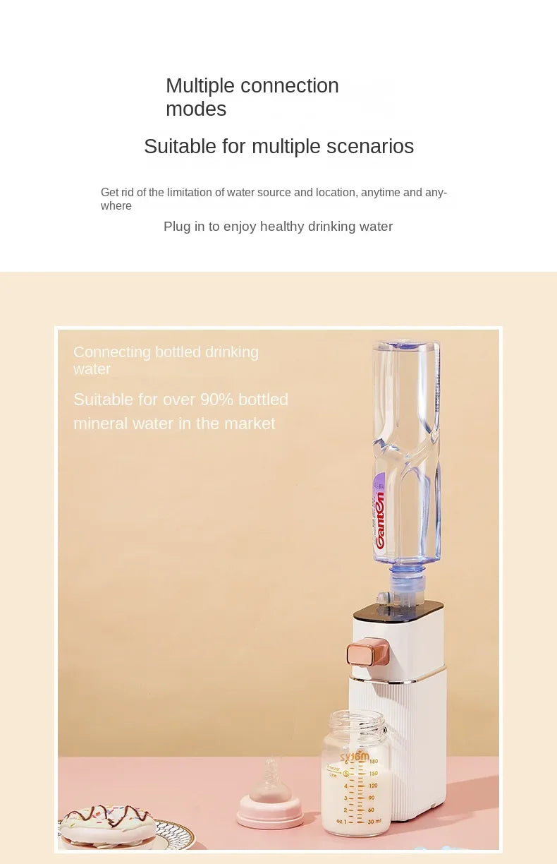 3s Instant Hot Water Dispenser,Baby Bottle Formula Dispenser,Bottled Water Dispenser,Water Warmer for Travel,Temperature Control