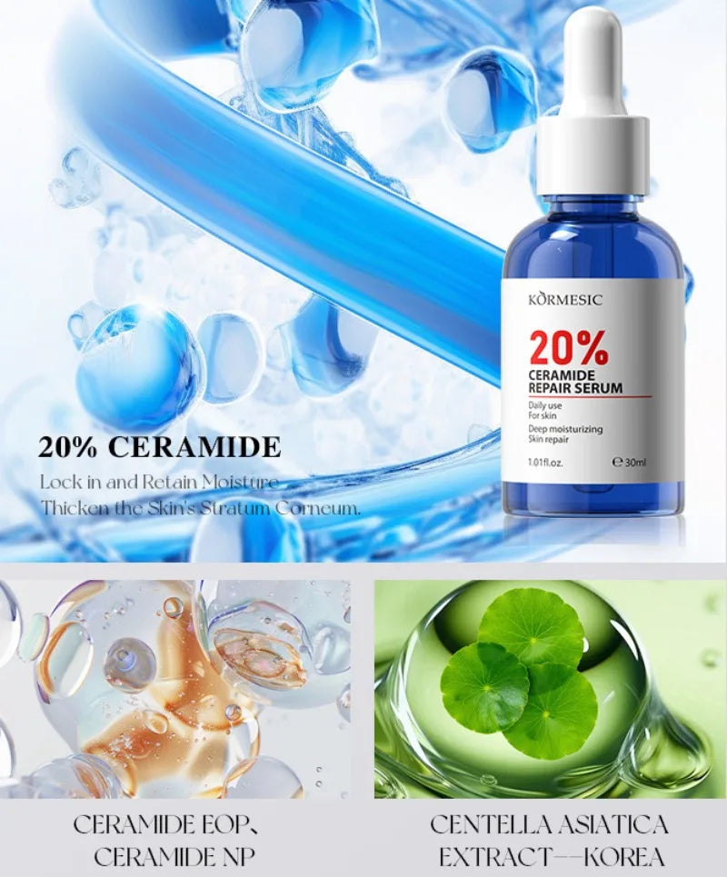 AHA Rejuvenation Niacinamide Brightening Face Serum Hexapeptide Ceramide Panthenol  Essence Anti Wrinkle Nourishing Skin Care