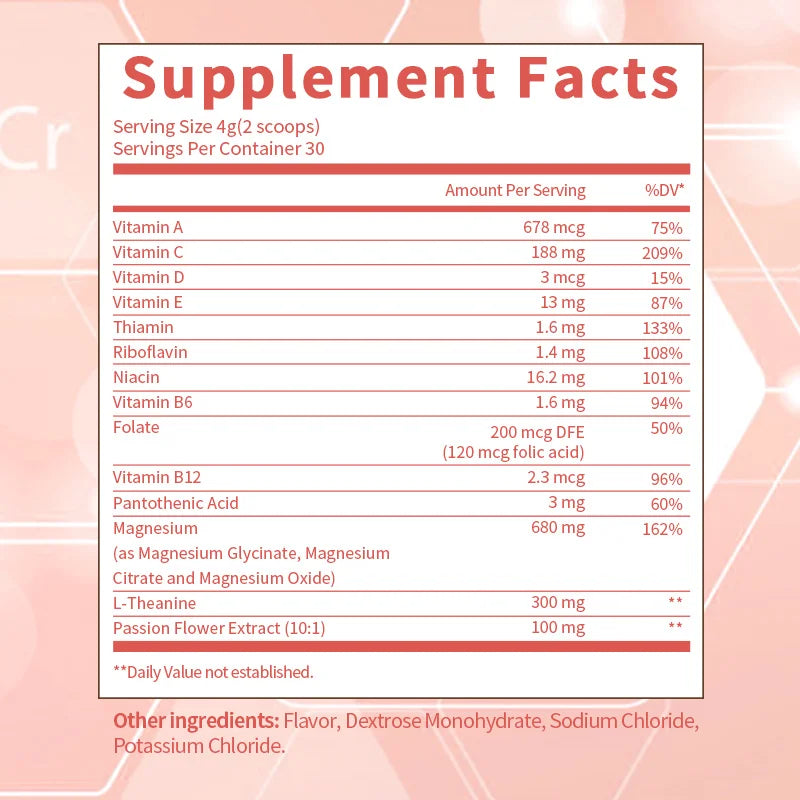 120G High Absorption Magnesium Supplements Support Bone Density and Muscle Relaxation,Help Sleep, Relieve Stress and Calm