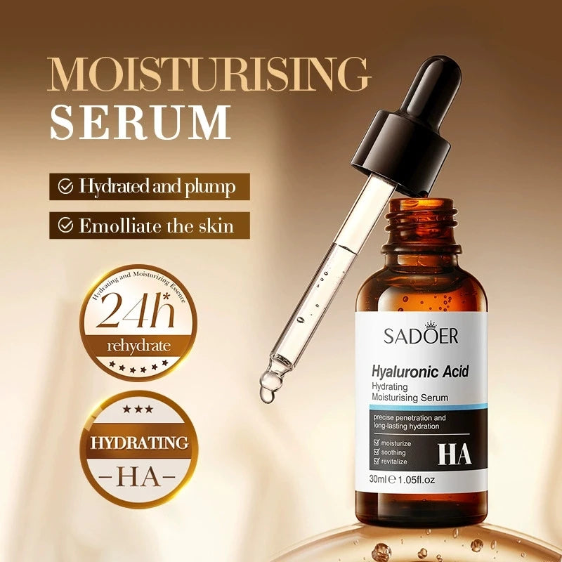 1/3pcs SADOER Salicylic Acid Centella Asiatica Hyaluronic Acid Serum for Face Moisturizing Hydrating Facial Essence 30ml